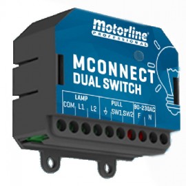 Módulo Wifi Motorline Mconncet Dual Switch para control de la iluminación